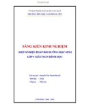 Sáng kiến kinh nghiệm Tiểu học: Một số biện pháp bồi dưỡng học sinh lớp 4 giải toán hình học