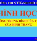 Bài giảng môn Hình học lớp 8 - Bài 4: Đường trung bình của tam giác, của hình thang