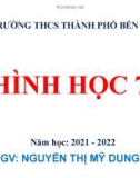 Bài giảng môn Hình học lớp 7 - Bài 1: Hai góc đối đỉnh