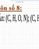 Bài tập trắc nghiệm ôn thi đại học 2007 môn hóa đề số 8