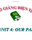 Bài giảng Tiếng Anh 8 Unit 4: Our past