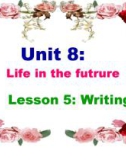 Bài giảng Tiếng Anh 12 - Unit 8: Life in the future (Writing)