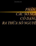 Phân tích các số nguyên có dạng 2 n -1 ra thừa số nguyên tố