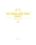 Hệ thống kiến thức Toán 7: Kiến thức cơ bản