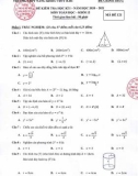 Đề kiểm tra học kì 1 môn Toán lớp 12 năm 2020-2021 có đáp án - Sở GD&ĐT TP. Hồ Chí Minh (Mã đề 121)