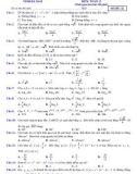 Đề thi học kì 1 môn Toán 12 năm học 2019-2020 - Sở Giáo dục và Đào tạo Hà Nam (Mã đề 121)