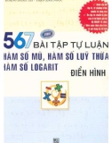 567 bài tập tự luận hàm số mũ, hàm số lũy thừa, hàm số Logarit điển hình - Phần 1