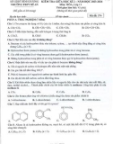 Đề thi giữa học kì 2 môn Hoá học lớp 11 năm 2023-2024 - Trường THPT Dĩ An, Bình Dương
