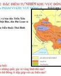 Bài giảng môn Địa lí lớp 8 - Bài 12: Đặc điểm tự nhiên khu vực Đông Á