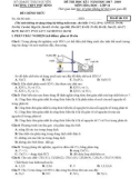 Đề thi HK 1 môn Hóa học lớp 11 năm 2017-2018 - THPT Phú Bình - Mã đề 132