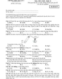 Đề thi HK 2 môn Hóa học lớp 12 năm 2017-2018 - THPT Yên Lạc 2 - Mã đề 357