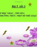 Bài giảng Âm nhạc thường thức: Một số thể loại bài hát - Âm nhạc 7 - GV: L.Q.Vinh