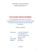 Sáng kiến kinh nghiệm THPT: Thiết kế và sử dụng thí nghiệm nêu vấn đề trong dạy học chủ đề Sự ăn mòn kim loại – hoá học 12 nhằm phát triển năng lực tư duy sáng tạo của học sinh THPT