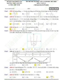 Đề thi thử ĐH môn Toán lần 1 năm 2017-2018 - THPT Chuyên Lương Thế Vinh
