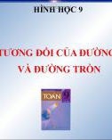 Bài giảng môn Hình học lớp 9 - Bài 4: Vị trí tương đối của đường thẳng và đường tròn