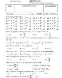 Đề kiểm tra 45 phút lần 3 môn Toán lớp 12 năm 2016-2017 - THPT Hàm Thuận Bắc - Mã đề 246