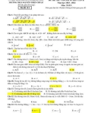 Đề thi thử vào lớp 10 môn Toán năm 2023-2024 có đáp án (Lần 2) - Trường THCS Nguyễn Thiện Thuật