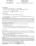 Đề thi tuyển sinh vào lớp 10 THPT năm 2019-2020 môn Toán có đáp án - Sở GD&ĐT Thừa Thiên Huế