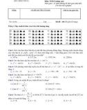 Đề kiểm tra 45 phút lần 5 môn Toán lớp 11 NC năm 2016-2017 - THPT Hàm Thuận Bắc - Mã đề 210