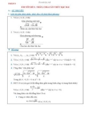 Chuyên đề môn Toán lớp 9 - Chuyên đề 1: Nhân, chia căn thức bậc hai