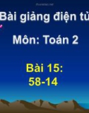 Bài giảng 54-18 - Toán 2 - GV.Lê Văn Hải