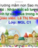 Bài giảng mầm non - Hoạt động nhận biết: Các mùa trong năm