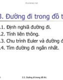 Lý thuyết đồ thị - Phần 3