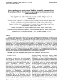 Eco-friendly green synthesis of Ag@Cu bimetallic nanoparticles: Evaluation of their structural, morphological and electrochemical characterizations