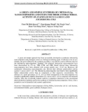 A green and simple synthesis of chitosan/Ag nanocomposites and study for their antibacterial activity on staphylococcus aureus and escherichia coli