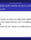 Bài giảng Lý thuyết xác suất và thống kê toán: Chương 2 - Phạm Thị Hồng Thắm