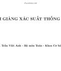 Bài giảng Xác suất thống kê: Chương 2 - TS. Trần Việt Anh