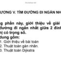 Bài giảng Lý thuyết đồ thị: Chương 5 - Ngô Hữu Phúc