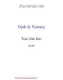 Bài giảng Toán rời rạc: Định lý Ramsey - Trần Vĩnh Đức