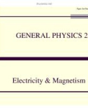 General physics 2 Electricity & Magnetism: Lecture 1