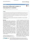 Gene-level differential analysis at transcript-level resolution