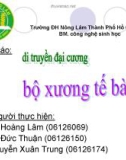 Bài giảng Bộ xương tế bào