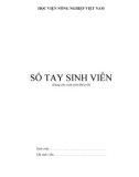 Sổ tay sinh viên: Phần 1 - Học viện Nông nghiệp Việt Nam