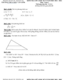 Đề kiểm tra giữa học kì 2 môn Toán lớp 8 năm 2021-2022 có đáp án - Trường TH&THCS Châu Văn Liêm