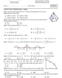 Đề thi HK1 môn Toán lớp 11 năm 2018-2019 - THPT Phú Quốc - Mã đề 456
