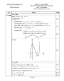 Đáp án đề thi tuyển sinh đại học môn Toán (năm 2012): Khối B