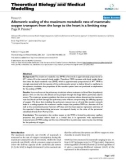 Báo cáo y học: Allometric scaling of the maximum metabolic rate of mammals: oxygen transport from the lungs to the heart is a limiting step