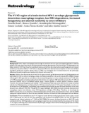 Báo cáo y học: The V1-V3 region of a brain-derived HIV-1 envelope glycoprotein determines macrophage tropism, low CD4 dependence, increased fusogenicity and altered sensitivity to entry inhibitors