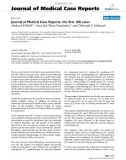 Báo cáo y học: Journal of Medical Case Reports: the first 100 cases