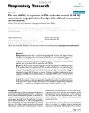 Báo cáo y học: The role of IFN-γ in regulation of IFN-γ-inducible protein 10 (IP-10) expression in lung epithelial cell and peripheral blood mononuclear cell co-cultures