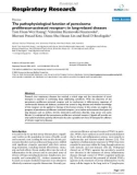 Báo cáo y học: The pathophysiological function of peroxisome proliferator-activated receptor-γ in lung-related diseases