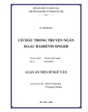 Luận án Tiến sĩ Ngữ văn: Cổ mẫu trong truyện ngắn Isaac Bashevis Singer