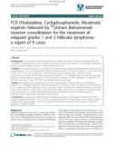 báo cáo khoa học: FCR (Fludarabine, Cyclophosphamide, Rituximab) regimen followed by 90yttrium ibritumomab tiuxetan consolidation for the treatment of relapsed grades 1 and 2 follicular lymphoma: a report of 9 cases