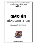 Giáo án Tiếng Anh lớp 11