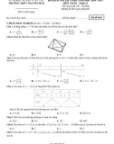Đề thi giữa học kì 1 môn Toán lớp 12 năm 2020-2021 có đáp án - Trường THPT Nguyễn Huệ (Bà Rịa – Vũng Tàu)