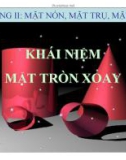 Bài giảng Toán 12: Khái niệm mặt tròn xoay